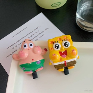 Yb3 กิ๊บติดผมแฟชั่น ลายการ์ตูน SpongeBob SquarePants Patrick Star น่ารัก BY3