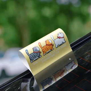 Washed Mark Stick Label Car Label Cat Decoration Bunny Stick Label Logo Bumper Stickers Creative Reflection Sticker lego stickers car stickers decals  car decoration