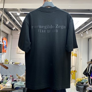 เสื้อยืดแขนสั้นลําลอง พิมพ์ลายตัวอักษร FEAR OF GOD สําหรับผู้ชาย และผู้หญิง