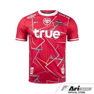 เสื้อกีฬาแขนสั้น คอกลม ลายทีมชาติฟุตบอล Ari True Bangkok jersey สีชมพู สําหรับผู้ชาย สินค้ายอดนิยม สินค้าพร้อมส่ง