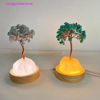 Coagulatelove Round LED Night Light Base ขาตั้งจอแสดงผลสําหรับตกแต่งแก้วคริสตัล [HOT]