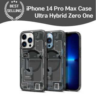 [Spigen] เคสโทรศัพท์มือถือแบบใส กันกระแทก สําหรับ iPhone 14 Pro Max Ultra Hybrid Zero One (MagFit) Spigen Ultra 12 Pro Max 13 Pro Max