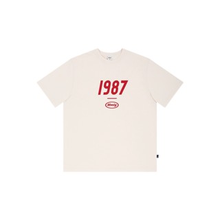 เสื้อยืดแขนสั้น ผ้าฝ้าย พิมพ์ลายโลโก้ MMLG 1987 87 มม. ทรงหลวม อเนกประสงค์ สําหรับผู้ชาย และผู้หญิง