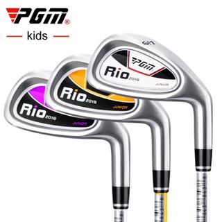 Pgm Golf RIO series junior ไม้กอล์ฟเหล็ก มือขวา เบาพิเศษ สําหรับเด็กผู้ชาย ผู้หญิง 3 ถึง 12 ปี