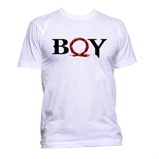 God Of War Inspired Boy Shirt (White)_02