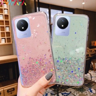 เคสโทรศัพท์มือถือ TPU แบบนิ่ม ลายกากเพชร สําหรับ Vivo Y02 Y16 Y02S Y77 Y77e Y21 Y21S Y33S Y21A Y21e Y15S Y15A Y01