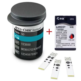 Accu-chek Instant แถบทดสอบทันที 50 / 100 แผ่น Accuchek (Exp:Latest)