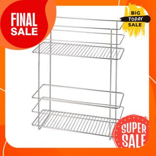 ตะแกรงวางของติดผนัง 2 ชั้น HOY รุ่น HWHOY-H109Q สีสเตนเลส2-tier wall shelf, HOY model HWHOY-H109Q, stainless