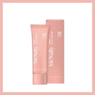 McNally  Pink Sun Cream SPF50+ 50 ml. ครีมกันแดดทาหน้าแรนด์เกาหลี