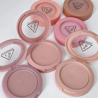 บลัชออนปัดแก้ม 3CE Monochrome Powder เพิ่มความมีชีวิตชีวา # Rose Beige