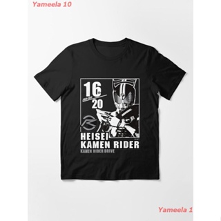 เสื้อยืดผ้าฝ้ายพิมพ์ลายขายดีKamen Rider Drive Heisei Rider Anniversary Essential T-Shirt เสื้อยืดพิมลาย เสื้อยืดผู้_02