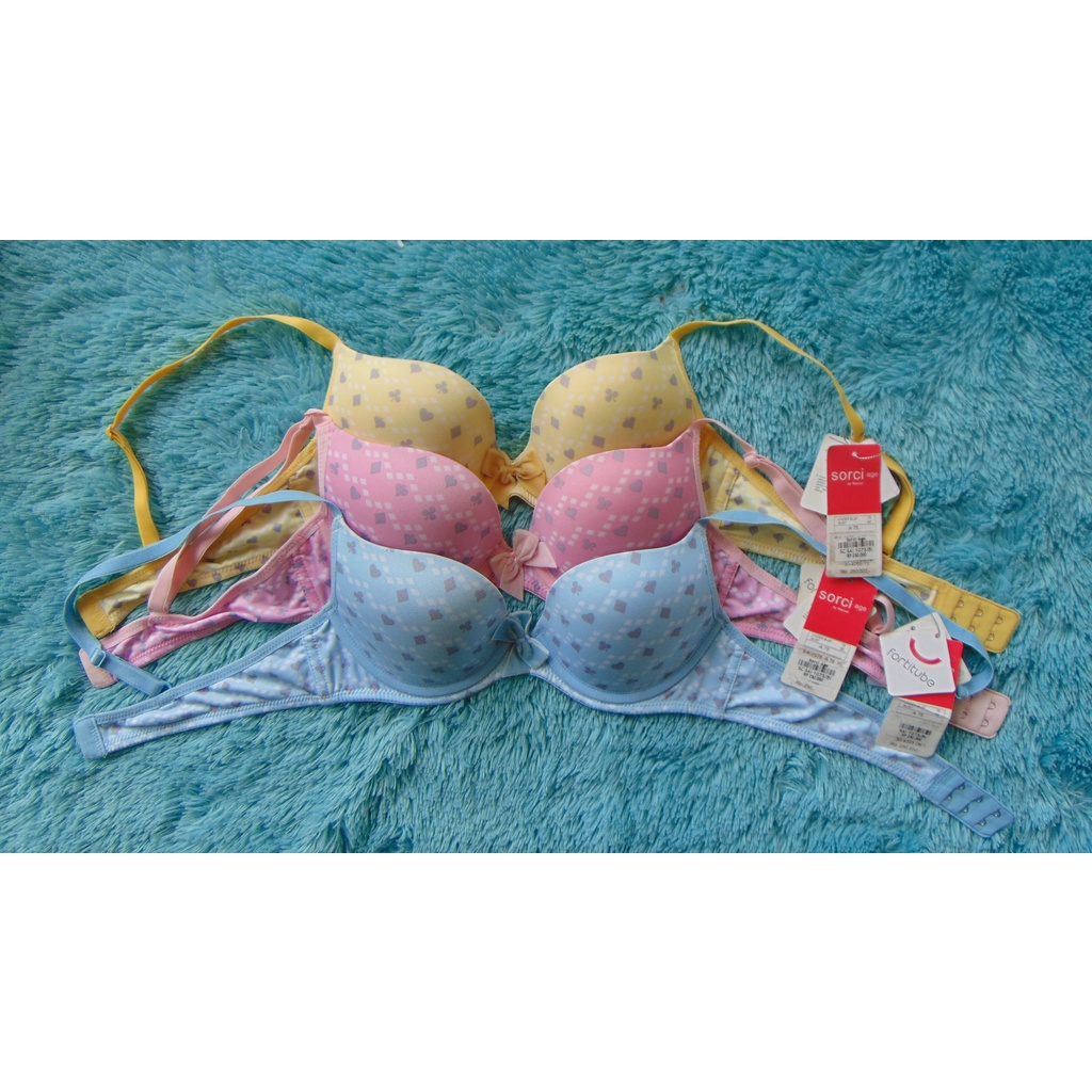 [ราคาปกติ IDR 250,000,-] LIGHT PUSH UP BRA WITH WIRE.SORCI AGE 1075 BRA BY WACOAL SIZE 32C (C70) 34A