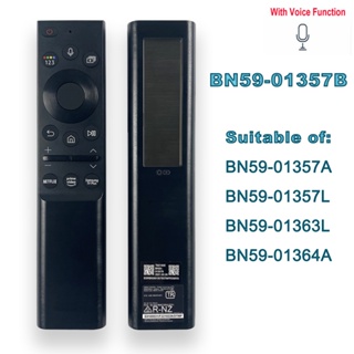 Bn59-01357b ใหม่ ของแท้ รีโมตคอนโทรล พลังงานแสงอาทิตย์ แบบชาร์จได้ สําหรับ Samsung Smart TV TM2180E BN59-01357A 01357L 01363L