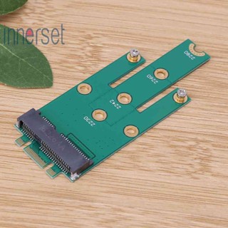 การ์ดแปลง NGFF M.2 B + M Key to mSATA Mini PCI-E SATA 3.0 SSD Male