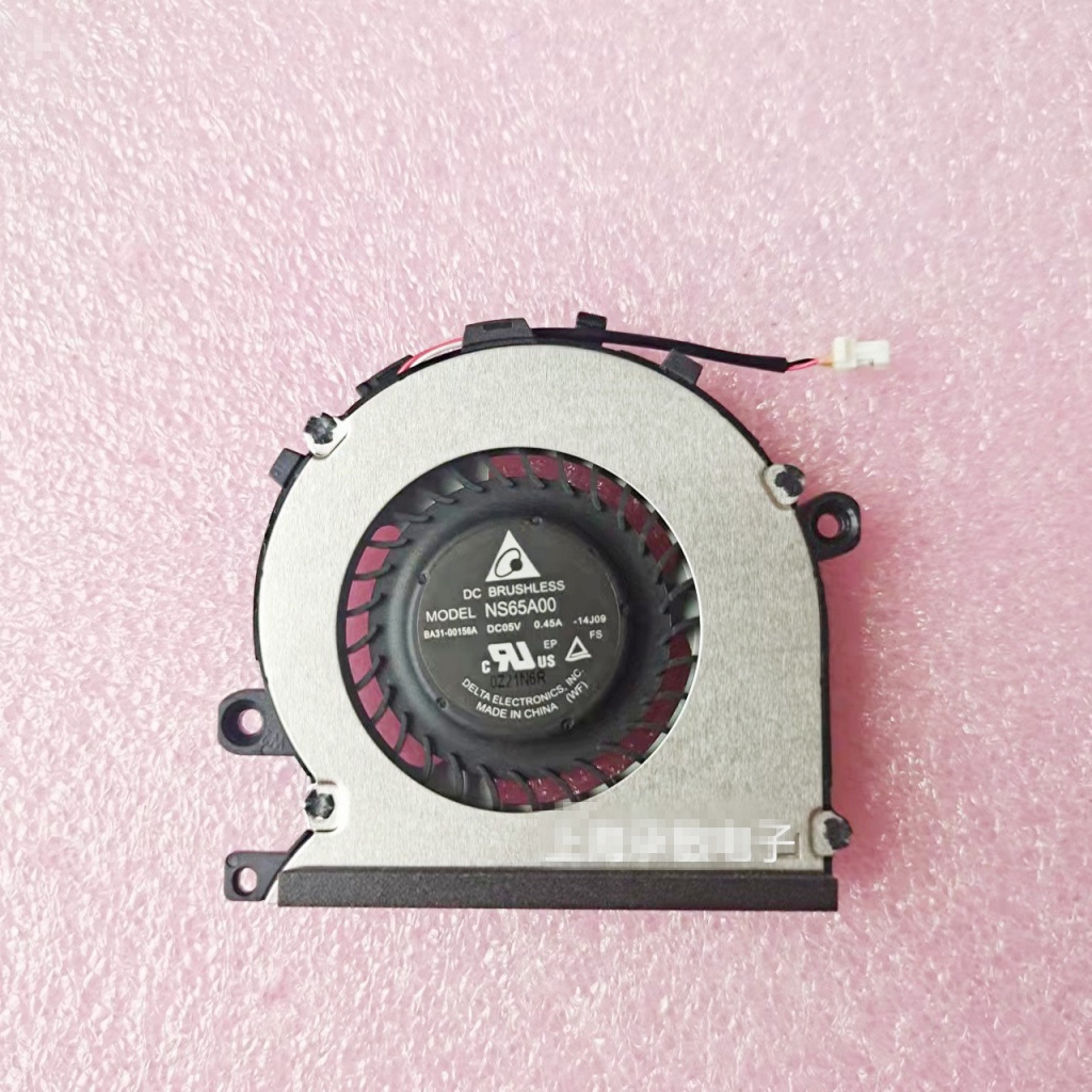 ใหม่พัดลมระบายความร้อน cpu cooler สําหรับ NS65A00 DC05V 0.45A NP-910S5H NT-910S5K BA31-00156A NS65A0