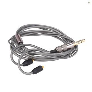 Pcerth) MMCX สายเคเบิลเชื่อมต่อหูฟัง 3.5 มม. ถอดออกได้ แบบเปลี่ยน สําหรับ Shure SE215 SE315 SE425 SE535 SE846