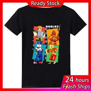 Roblox 2020 ใหม่การ์ตูนเด็กเสื้อยืดเกมเด็ก T เสื้อผ้าฝ้าย 100% เด็กเสื้อผ้าชายเสื้อ T หญิงแขนสั้น_03