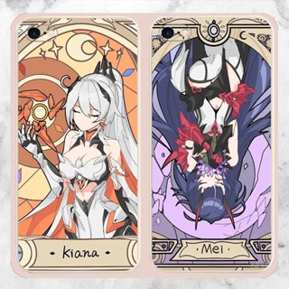 Honkai Impact 3rd Kiana Kaslana/Raiden Mei Phone Case Compatible with iPhone 13 Apple 14 Two-Dimensional Peripheral Antique White Case