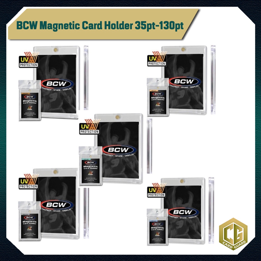 [Card Guard] BCW One Touch Magnetic Card Holder กรอบแม็กเน็ตใส ใส่ การ์ดสะสม 35pt - 130pt
