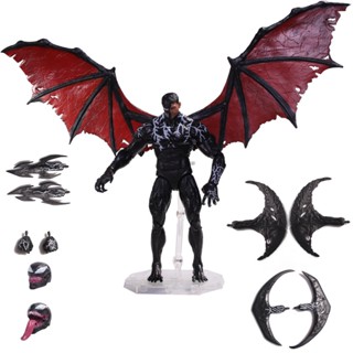 ฟิกเกอร์ Venom Mafex 088 Venom With Wing Joints ข้อต่อขยับได้ ของเล่นสําหรับเด็ก