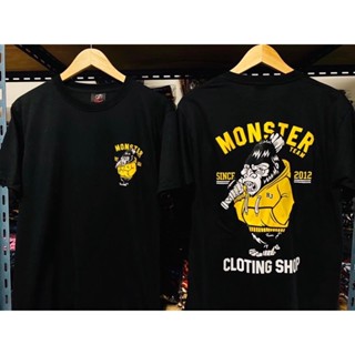 เสื้อยืดวินเทจลายลิงถือกระบอง_02