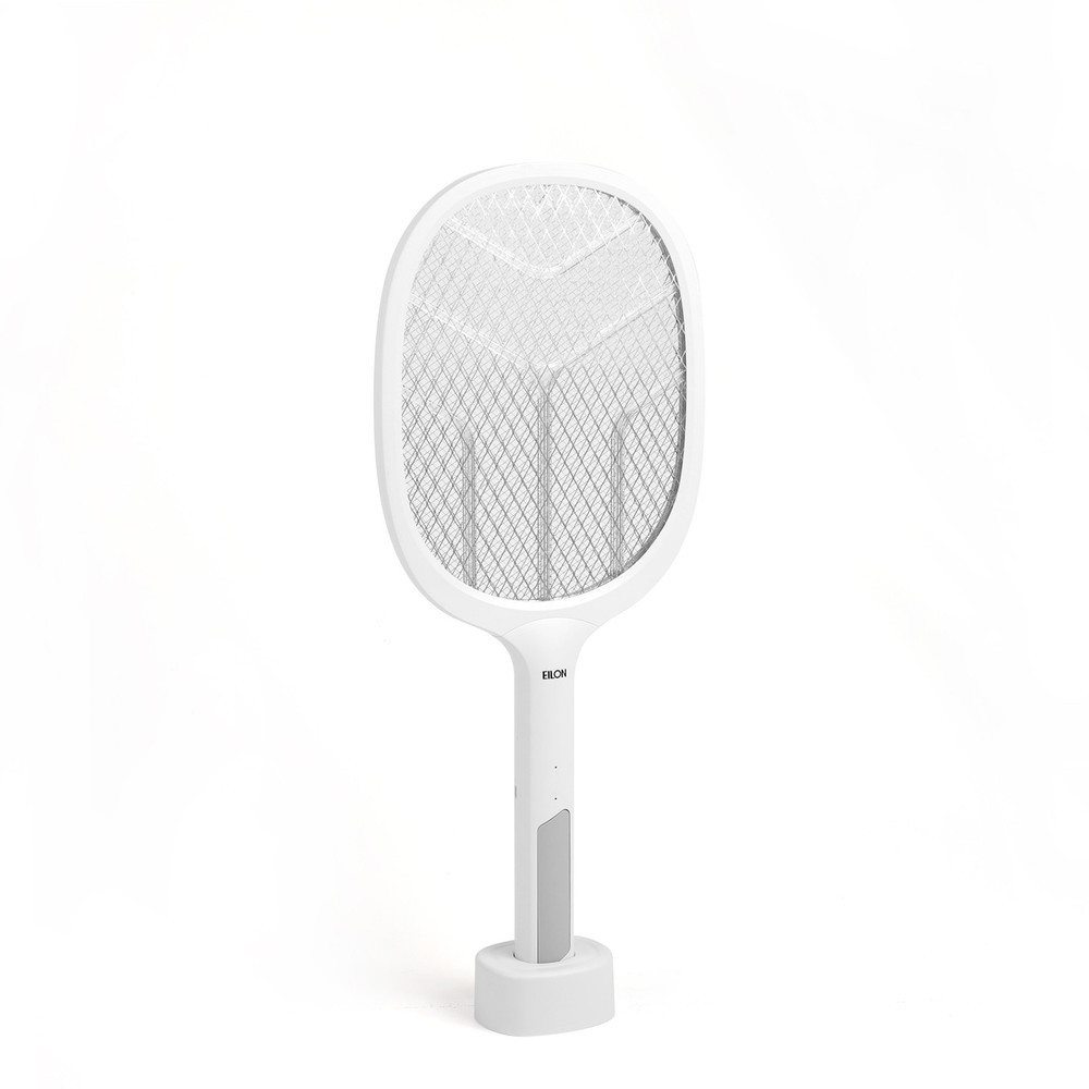 ไม้ตียุง EILON ตั้งล่อยุงได้ 2in1​ แสง UVA 1.5W รุ่น DFWP-35 สีขาว