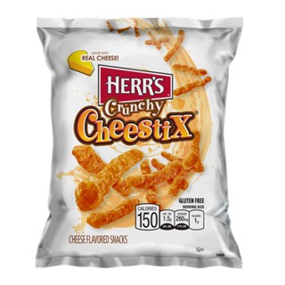 เฮอร์สครั้นชี่ชีสสติ๊ก HERRS 255.2 กรัมCRUNCHY CHEESESTIX 255.2G.