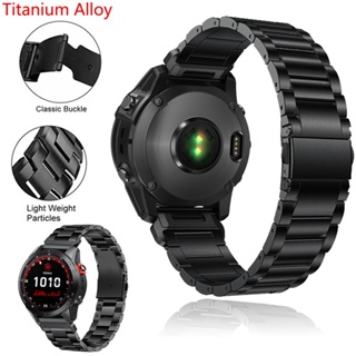 สายนาฬิกาข้อมือ ไทเทเนียมอัลลอย น้ําหนักเบา ปลดเร็ว คุณภาพสูง สําหรับ Garmin Forerunner 935 945 955 965 22 มม. 26 มม.