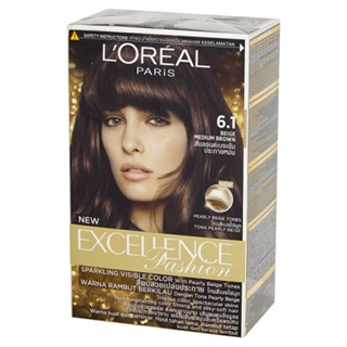 ลอรีอัลเอ็กซ์เซลเล้นซ์ครีมเปลี่ยนสี  6.1LOREAL EXCELLENCENO.6.1