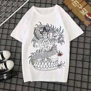 big size t shirt 100% Cotton T shirt Mens Tees Casual T-shirts Short Sleeve Tshirt Summer spirit guy three-sided B_04