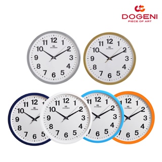 DOGENI นาฬิกาแขวน รุ่น WNP043BU/WNP043GD/WNP043OR/WNP043SB/WNP043SL/WNP043WT  นาฬิกาแขวนผนัง นาฬิกาติดผนัง เข็มเดินเรียบ