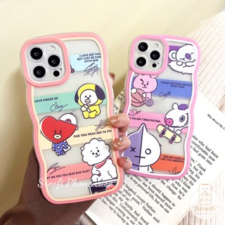 เคสโทรศัพท์ซิลิโคน แบบนิ่ม ลายการ์ตูน Chimmy Mang Van RJ Koya ป้องกันกล้อง สําหรับ Apple iPhone 14 13 12 11 Pro Max 8 7 Plus X XS Max XR BT21