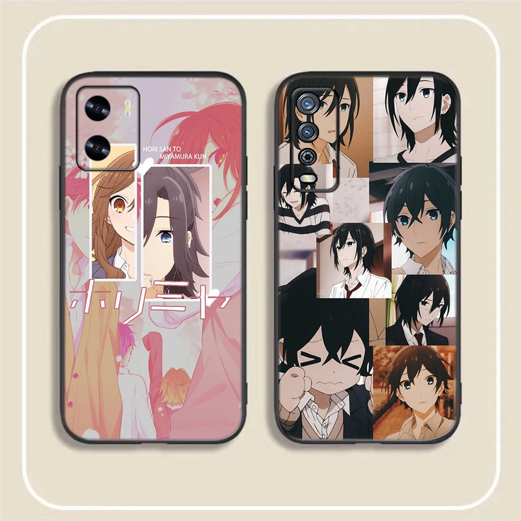 Vivo V15 V23 V25 S1 Pro OL67 Miyamura Izumi เคสโทรศัพท์ TPU สีดํานุ่ม