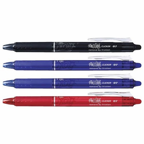 Pilot Frixion Clicker 0.7 mm BLRT-FR7 Fine Point Pen - หมึกลบได้