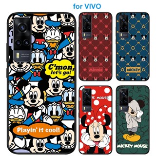 เคส VIVO V27 V27E V25 V25E V11 V11i V15 V17 V19 NEO PRO 1804 1819 5G โทรศัพท์มือถือ ลายการ์ตูนมินนี่ สำหรับ