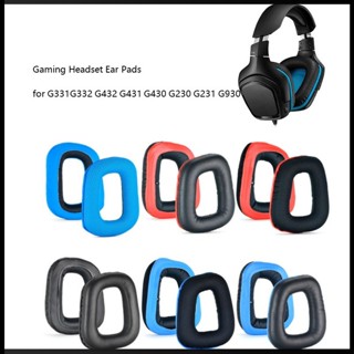 Zevaret แผ่นครอบหูฟัง แบบเปลี่ยน สําหรับ Logitech G35 G930 G430 F450 G331 G231 G431 1 คู่