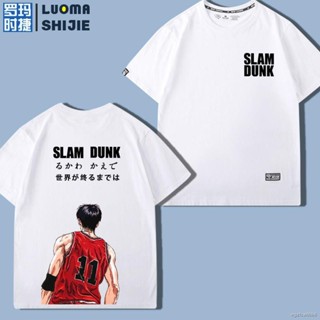 ❁◎T-shirt men’s short-sleeved fashion brand slam dunk until the end of the world, Liuchuan Maple Sakuramu Flower Ro_09