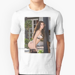 เสื้อยืด ผ้าฝ้าย พิมพ์ลาย Lana Brunette Rhoades เซ็กซี่ สําหรับผู้หญิง ไซซ์ 6XL