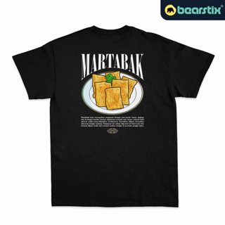 oversize T-shirt Bearstix - เสื้อยืด ลาย Martabak - Kaos Streetwear - Baju Indonesia Food S-5XL