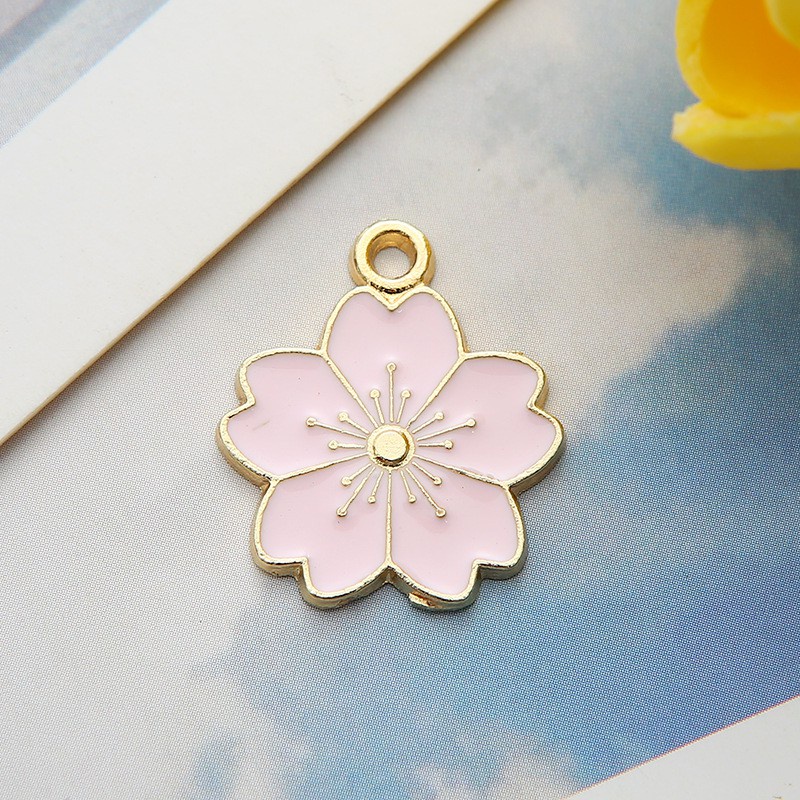 【พร้อมส่ง! ! ! 】B04 จี้โลหะ รูปดอกไม้น้อยน่ารัก แฮนด์เมด ขนาดเล็ก สําหรับทําเครื่องประดับ ต่างหู สร้อยข้อมือ diy