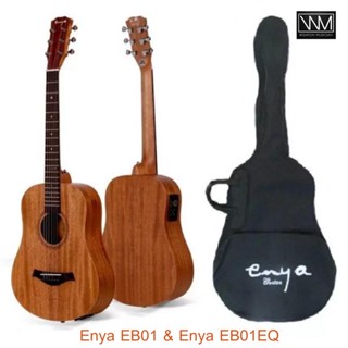 Enya EB01 &amp; EB01EQ กีต้าร์โปร่ง EB-01 / กีตาร์โปร่งไฟฟ้า EB-01EQ Music Arms