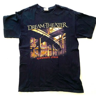 ☌Custom Printing Dream Theater Systematic Chaos Europe Tour 2007 Gildan Real Cotton Tshirts_04