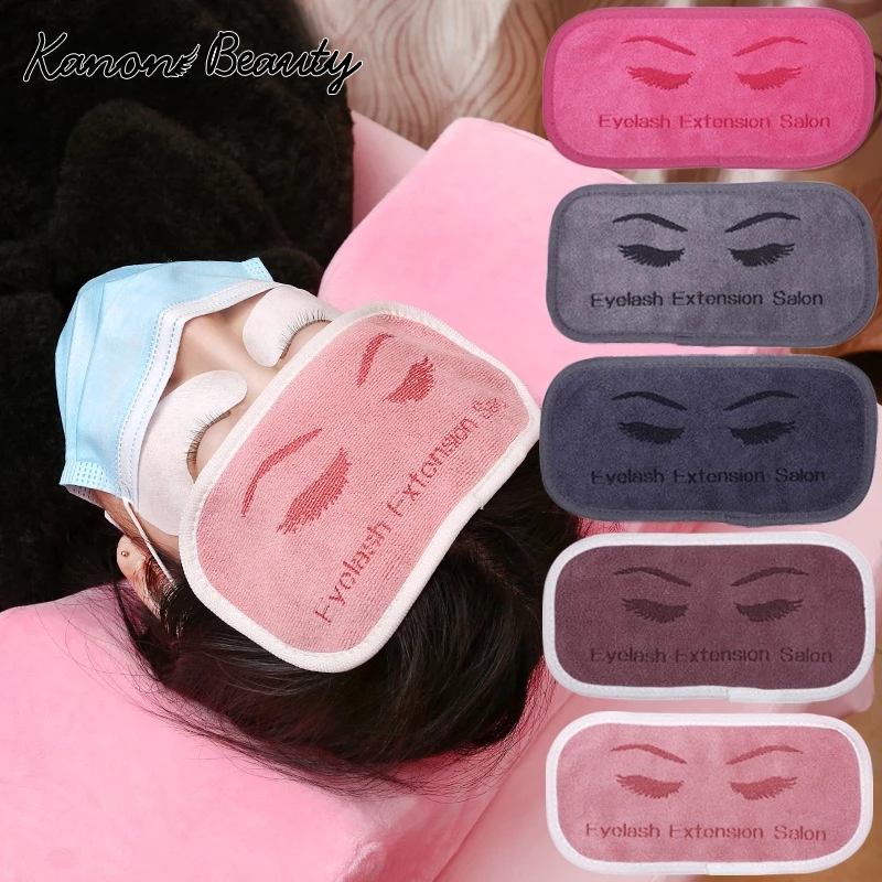 Eyelash Extension สติกเกอร์หน้าผาก Soft Professional Grafted Eyelashes ถาดขาตั้งพาเลท Lash ถาดผู้ถือเครื่องมือร้านเสริมสวย