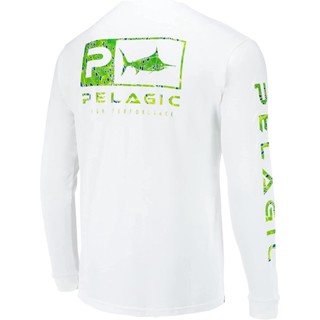 Pelagic Aquatek Icon เสื้อแขนยาว เสื้อตกปลา เสื้อตกปลา ประสิทธิภาพสูง อุปกรณ์ตกปลา ป้องกันแสงแดด