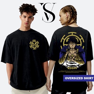  ใหม่เอี่ยมเสื้อยืดสําหรับผู้ชาย❦เสื้อเชิ้ตอะนิเมะขนาดใหญ่ I.Oversized - VS - One Piece - ห้องกฎหมาย - ขนา )4x