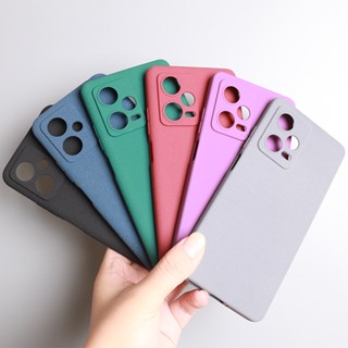 เคสโทรศัพท์มือถือ ซิลิโคนนิ่ม ผิวด้าน กันลื่น สําหรับ Xiaomi POCO X5 Pro F4 X4 GT 12T Pro 12 Lite