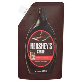 เฮอร์ชีส์ช็อกโกแลตไซรัป CHOCOLATE 309 กรัมHERSHEYSSYRUP 309 G.