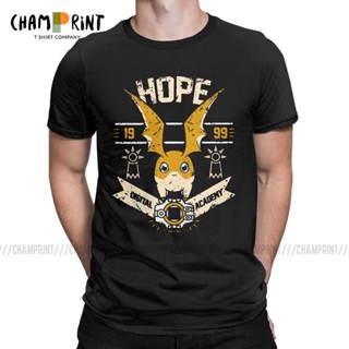 【Lowest price】New design personality short sleeve Hope Academy Men T Shirt Digimon Nostalgic Anime V_08