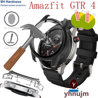 เคส พร้อม ฟิล์ม Amazfit GTR 4 watch Case Film เคสกันกระแทก พร้อม ฟิล์มฟิล์มกระจก ในตัว Amazfit GTR4 watch case pc