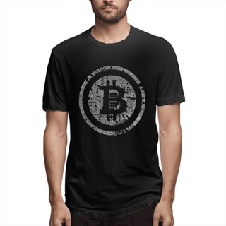 Yayali เสื้อยืดผ้าฝ้าย 100% พิมพ์ลายโลโก้ Bitcoin สไตล์คลาสสิกสําหรับผู้ชาย_05